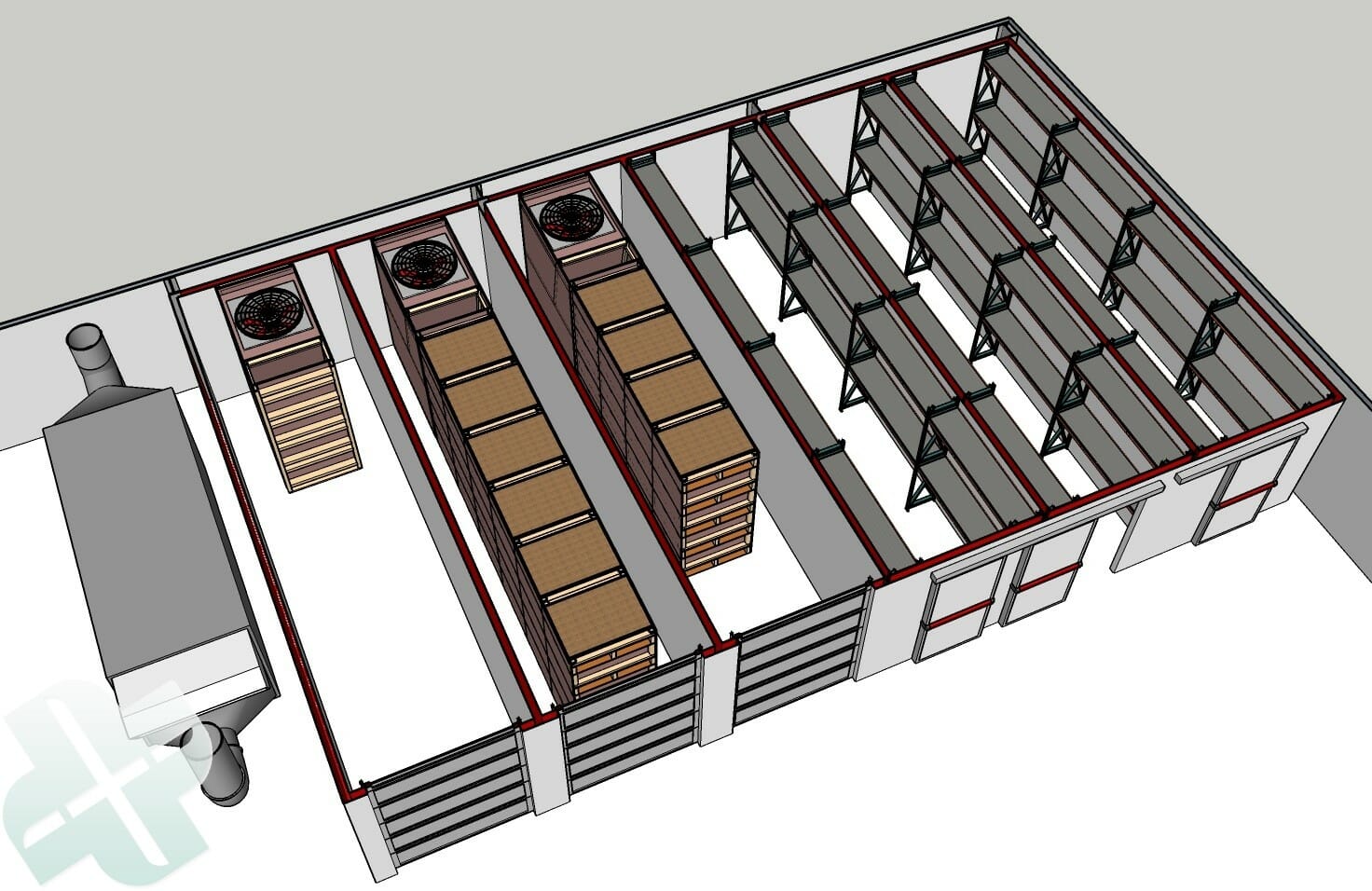 Conditioned seed vault 05